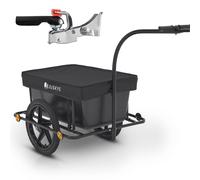 Remorque de transport / remorque de vélo 90 litres Noir