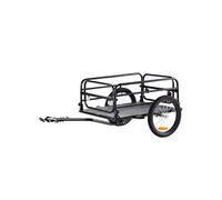 Remorque de Vélo Cargo Capacité de Maximale 72,5kg Avec Accrochage Universel Noir