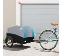 Remorque de Vélo Chariot Bicyclette Dégagement Bagage Transport Fer vidaXL