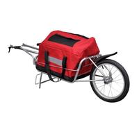 Remorque de vélo - DILWE - Modèle 7020564193720 - 1 roue - Sac de rangement 30 kg - Charge max 40 kg