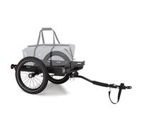 Remorque de vélo - Klarfit Companion Travel - 40 kg - Pneus 16"" - Noir & Bois