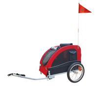 Remorque de vélo Nobby Pet Senlima Rouge 63x68x75 cm