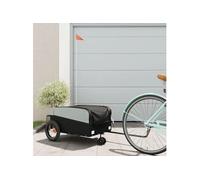 Remorque de vélo noir 30 kg fer