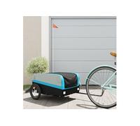 vidaXL Remorque de Vélo, Chariot à Vélo avec Barre, Remorque à Bagage Pour Bicyclette, Chariot de Transport, Noir et Bleu 45 kg Fer Noir https://www.fnac.com/mp49713134/vidaXL-Remorque-de-velo-noir-et-bleu-45-kg-fer/w-4?oref=ed00804f-4ff9-6841-95a6-d5f4374b3e03