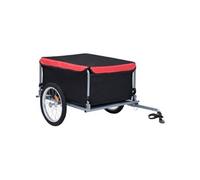 Remorque de vélo noir et rouge 65 kg