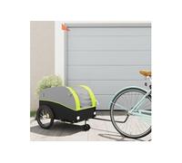 Remorque de Vélo Chariot Bicyclette Dégagement Bagage Transport Fer vidaXL