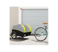 Remorque de vélo noir et vert 45 kg fer