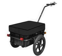 Remorque de vélo pliable et remorque de vélo pour chien avec attelage à dégagement rapide, réflecteurs pour camping, voyage et shopping