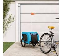 Remorque de vélo pour animaux de compagnie bleu et noir G