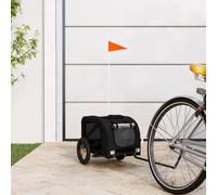 Remorque de Vélo pour Animaux de Compagnie Chariot Tissu Oxford et Fer vidaXL