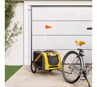 Remorque de Vélo pour Animaux de Compagnie Chariot Tissu Oxford et Fer vidaXL