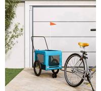 Remorque de Vélo pour Animaux de Compagnie Chariot Tissu Oxford et Fer vidaXL