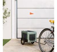 Remorque de vélo pour animaux de compagnie gris et noir G