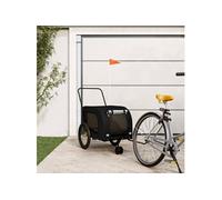 Remorque de Vélo pour Animaux de Compagnie Chariot Tissu Oxford et Fer vidaXL