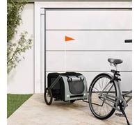 Remorque de vélo pour animaux de compagnie noir et gris noir et gris G