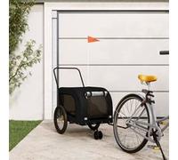 Remorque de Vélo pour Animaux de Compagnie Chariot Tissu Oxford et Fer vidaXL