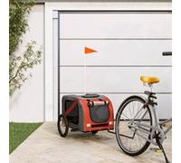 Remorque de vélo pour animaux de compagnie orange et noir orange et noir G