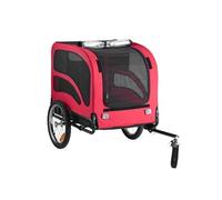 Remorque de Vélo pour Chien Animaux Compagnie Chat Résistant à l'Eau Capacité 45KG