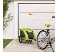 Remorque de vélo pour animaux de compagnie vert