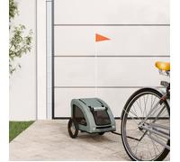 Remorque de vélo pour chien ZERONE - Gris - Tissu Oxford et fer - Capacité de charge 30 kg