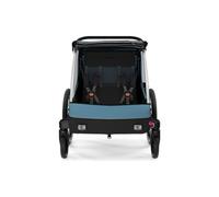 Remorque de vélo Thule Courier 2 - aegean blue - 90x78x92 cm