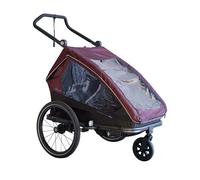 Remorque enfant XLC BS-K01 Duo T Rouge