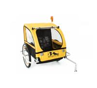 M-wave Stalwart Kid Easy Light Bike Trailer Jaune Max 20 kg Garçon