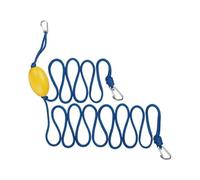 Remorque Flottante 6m pour Pêche et Canoë | Flotte l'eau, mousquetons acier 316, longueur 6m, idéale pour kayak et canoë, couleur vive(Blue 6 m)