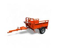 Remorque freinée 450 kg pour motoculteur toutes marques ridelles rabattables DAEWOO DATR145