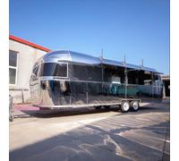 Remorque mobile de camion de nourriture de cuisine avec équipement complet | Chariot de concession pour vente routière | Crème glacée, café, remorque de hot-dog à vendre
