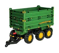 Rolly Toys Remorque Multitrailer 3 essieux John Deere Vert Garçon 3 ans et plus