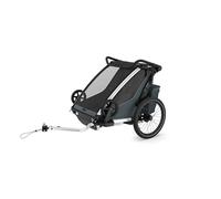 Thule Remorque vélo Chariot Cross 2 Argenté max 44 kg Garçon Noir