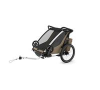 Thule Remorque pour vélo Chariot Cross 2 Marron (Khaki) Max 44 kg Garçon