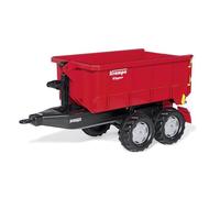 Rolly Toys Remorque benne Rollycontainer 12 322 3 Krampe pour tracteurs Rouge et noir