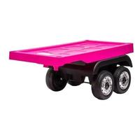 Remorque rose pour camion électrique Scania ou Mercedes ACTROS 4 x 4 12 V pour enfants