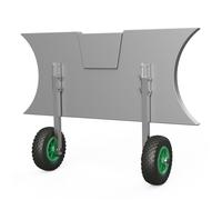 Remorque roues de mise à l'eau pour annexes roues de halage pour pneumatiques tableau arrière pliable acier inoxydable noir/vert