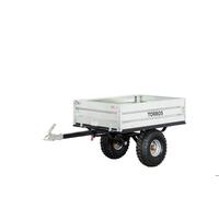 Remorque simple essieu 350kg benne galvanisée basculante 1200x850x300 mm Torros