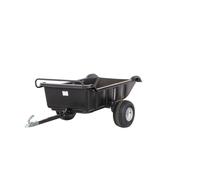 Remorque simple essieu 680 kg benne en plastique PE basculante 1750 x 1012 x 454 mm Torros AHR680P2