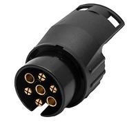 Remorque Socket Converter - Maso étanche 13 vers 7 broches Prise de remorquage caravane remorque Electrics adaptateur prise Convient pour la norme européenne pour remorque