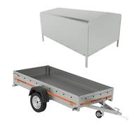 Remorque TEMA simple essieu 264x126 cm ECO 2612 bâche haute