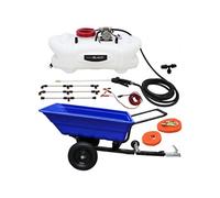 Remorque Tout-Terrain 295kg, Pulvérisateur ATV 12V 60L & Accessoires