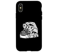 Remorque Tracteur Semi-Camion Big Rig Motif Drapeau américain Patriotique Coque pour iPhone X/XS