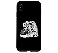 Remorque Tracteur Semi-Camion Big Rig Motif Drapeau américain Patriotique Coque pour iPhone XS Max