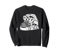 Remorque Tracteur Semi-Camion Big Rig Motif Drapeau américain Patriotique Sweatshirt