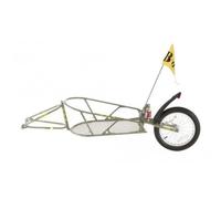 Remorque une roue BOB IBEX avec suspension pour vélo 28 pouces ( Gris )