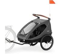 Remorque vélo duo Dryk Mélange Gris Gris G