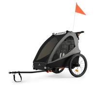 Remorque Vélo Enfant 2en1 NAVA WALK gris