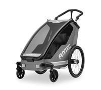 FUXTEC Remorque vélo enfant FX-FA1S Sport Cruiser Mini gris