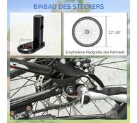 Remorque vélo HOMCOM pour enfants CargoTrailer compacte et durable capacité 50L noir idéal pour transport fiable et léger