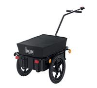 Remorque vélo - HOMCOM - remorque de transport pour vélo barre attelage universelle - acier - 144x59x80cm - noir